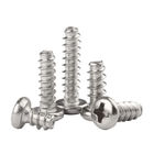 Round Head Tapping Screws Low Flat Head Cross Recessed Thread Forming Screws for Plastic