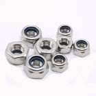 GB889 Stainless Steel DIN982 Hex Nylon Insert Lock Nut ISO7040 Nylon Insert Lock Nut Prevailing Torque Type Hexagon Nuts
