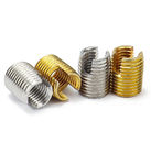 Customized Type 302 Slotted Stainless Steel M2 M3 M4 M5 M6 M24 Thread Repair Insert Slotted Self Tapping Screw Sleeve