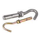 Bright Finish Expanding Rawl Sleeve Anchor 1/4in Anchor Hook Bolt
