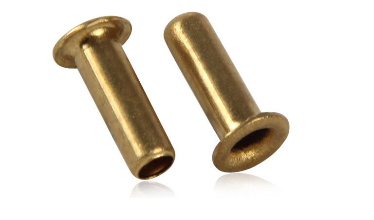 Tubular Rivet Diameter 4.00mm, Length 5.00mm, Material Brass (Pack Of