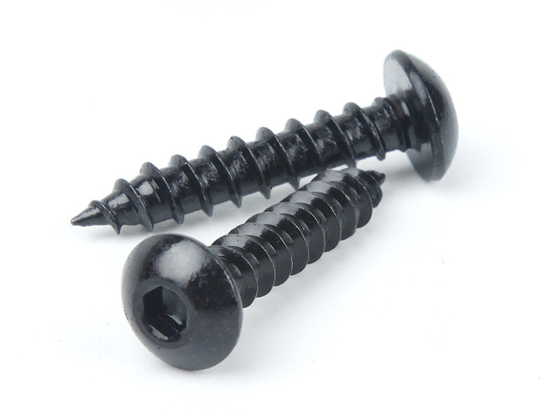 Class 8.8 Black Oxide Steel Socket Drive Self Tapping Screws Hex Drive
