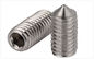 18-8 Stainless Steel Hexagon Socket Set Screw with Cone Point  DIN914 Headless Screws supplier