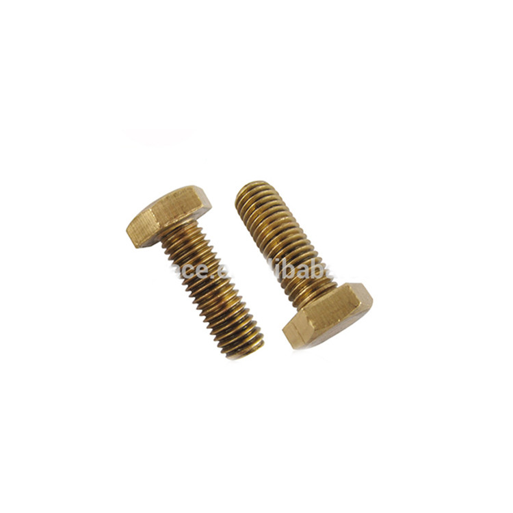 Coarse Fine Thread Brass Hex Bolts Brass Hex Nut Bolt