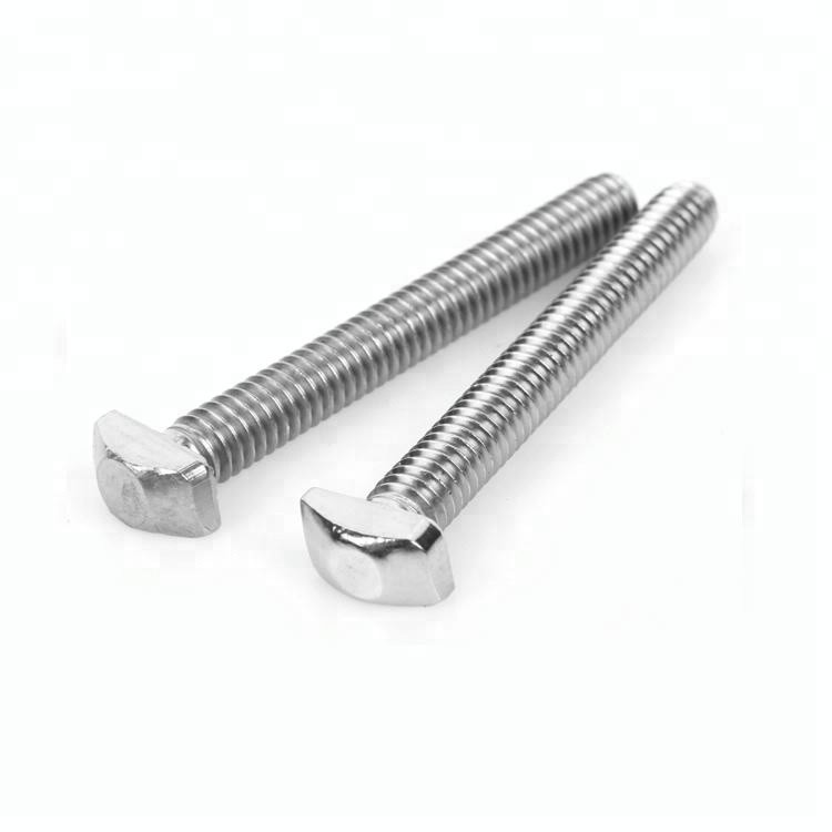 Polish Finish Track T Head Bolts A270 Stainless Steel T Bolts T Nut Bolts