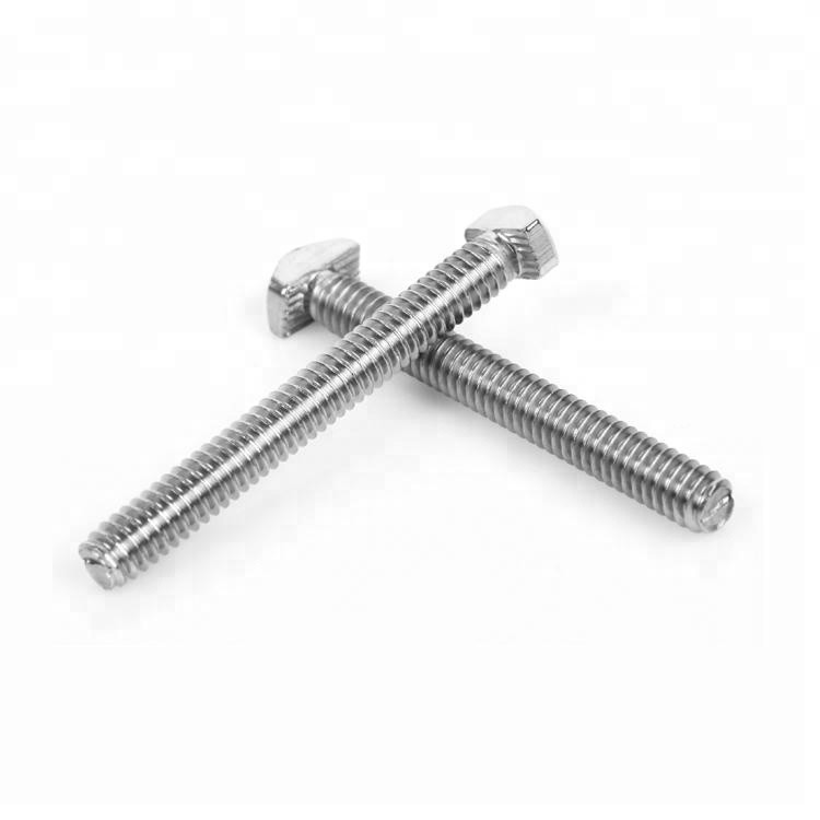 Polish Finish Track T Head Bolts A270 Stainless Steel T Bolts T Nut Bolts