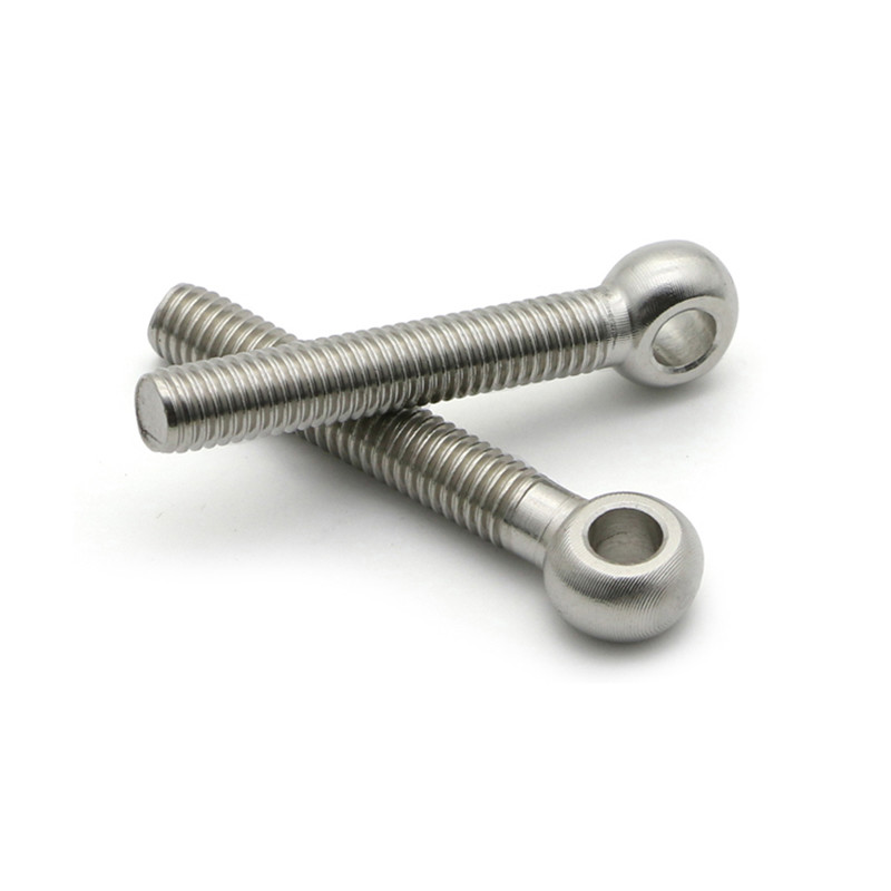 Metric Galvanized Lifting Eye Bolts 304 316 SS A270 Long M8 M10