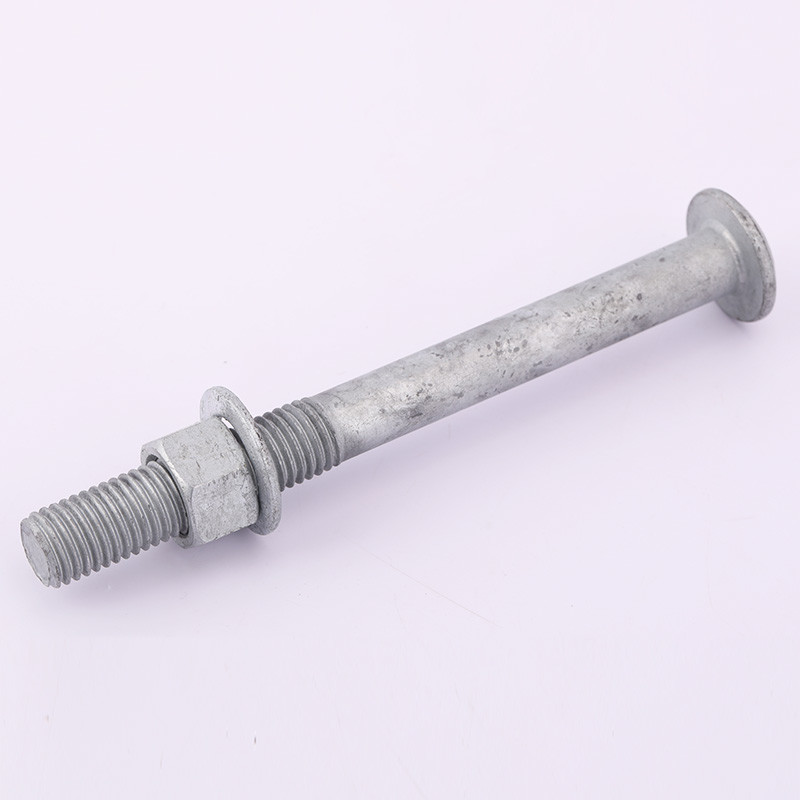 ISO Highway Guardrail Bolt Hot Dip Galvanized Guardrail สลักเกลียว
