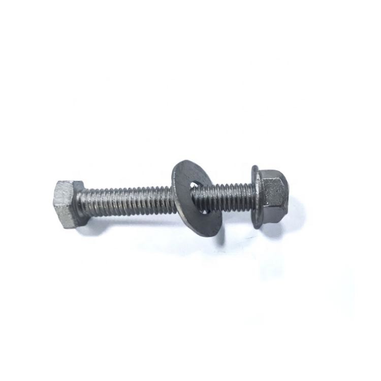 Dacromat Fasteners Hex Bolt And Nut Set With Washer DIN 933 Bolt And