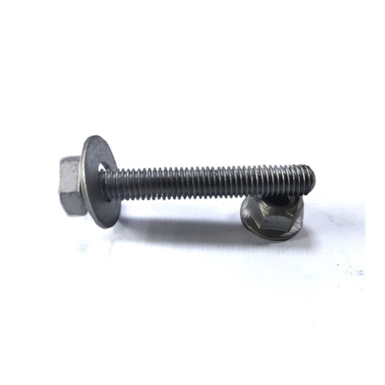 Dacromat Fasteners Hex Bolt And Nut Set With Washer DIN 933 Bolt And
