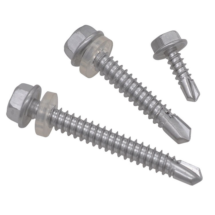 M12 Self Drilling Screw Self Drilling Tek Screw Hex Washer Head Self Drilling Sheet Metal Tek Screws