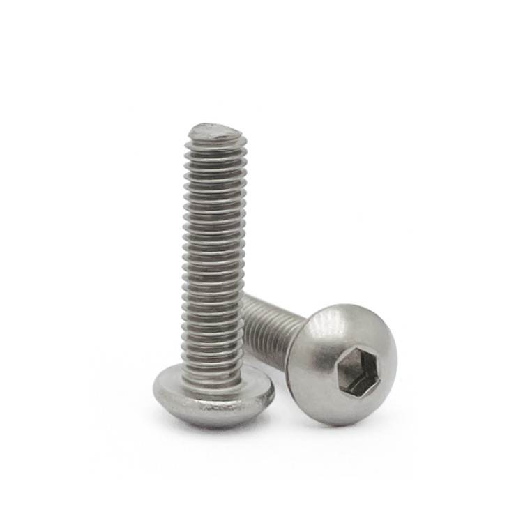 Stainless Steel Button Head Hex Socket Cap Screw M3 X 4/5/6/8/10/12/14