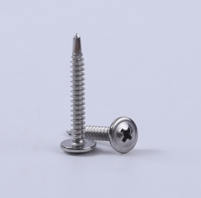 Wafer Head Phillip Drive BSD Thread Self Drilling Screw M8 M10 Thread
