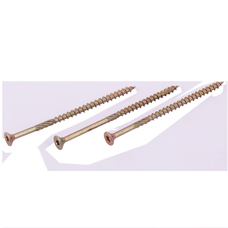 Double Coutnersunk Torx CSK Chipboard Screw Yellow Type 17 Torx Multi