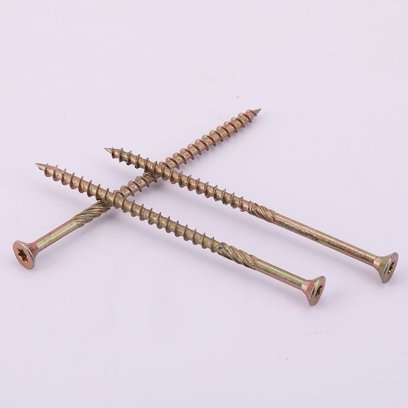 Double Coutnersunk Torx CSK Chipboard Screw Yellow Type 17 Torx Multi 