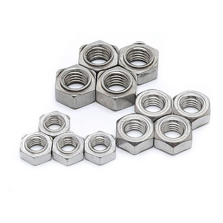 Stainless Steel Hexagon Weld Nuts DIN929 Custom Hex Spot Welding Nut