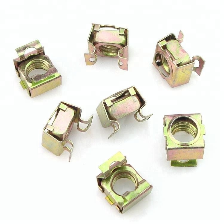 4.8 A270 A480 Rack Mount Cage Nuts Square Lock Castle Nuts Weld Nut