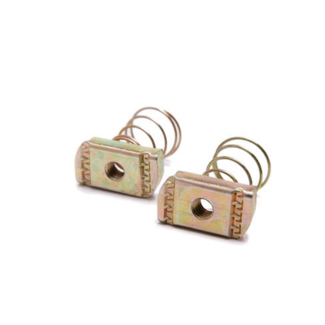 Unistrut Channel Spring Nut Yellow Zinc Spring Nut Horn Spring Channel Nut