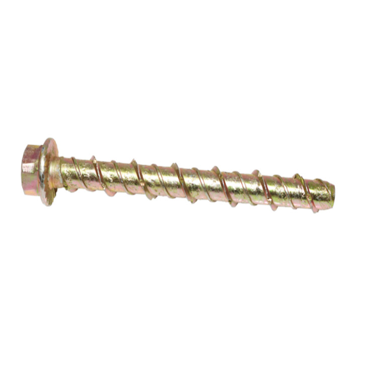 Building Self Drilling Dacromet Concrete Screw Bolt Anchor Heavy Duty