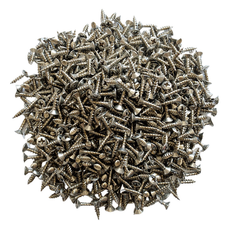GB952 DIN7995 Stainless Steel Cross Recessed Raised Countersunk Head Wood Screws