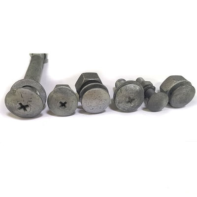 Hot Dip Galvanized Round Head Bolts Guardrail Safty Bolts And Nuts And Washers