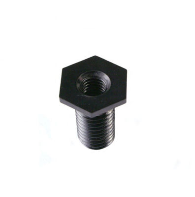 Black Anodized Aluminum Threaded Hollow Hex Bolt Hex Head Hollow Bolt for Wiring