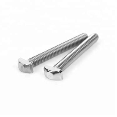 Polish Finish Track T Head Bolts A2-70 Stainless Steel T Bolts T Nut Bolts