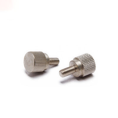 SS304 316 Stainless Steel Knurled Thumb Screws Captive Panel Screw