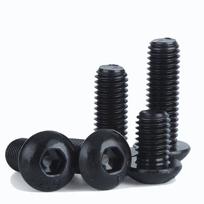 ISO 7380 GB70.2 Carbon Steel Black Oxide Hex Socket Button Head Screw Hexagon Socket Button Head Screws