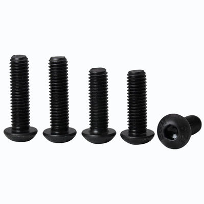 ISO 7380 GB70.2 Carbon Steel Black Oxide Hex Socket Button Head Screw Hexagon Socket Button Head Screws