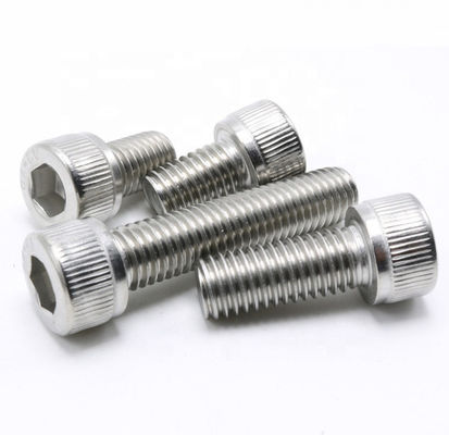 Metric Stainless Steel Knurled Screw DIN912 Hex Socket Head Screw With Knurling