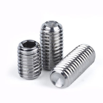 DIN 916 304 Stainless Steel Hexagon Socket Set Screws With Cup Point