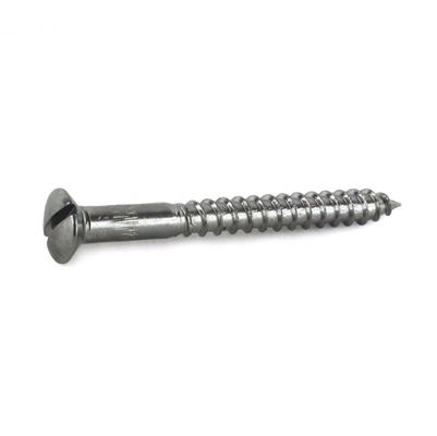 Slotted Raised Countersunk Oval Head Wood Screws BS1210 DIN95 Customized