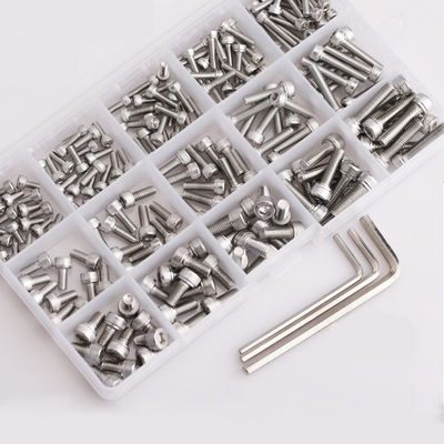 Hexagon Socket Head Screws And Nuts sets M3 M4 M5 Carbon Steel Stainless Steel Hexagon Socket Head Screws And Nuts sets