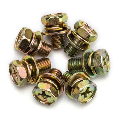 GB 9074 Cross Recessed Hexagon Combination Screw With Spring Washer Plain Washer Assemblies