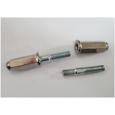 Motorcycle screws Exhaust pipe screw gasket kit Exhaust pipe anti-rust screw with nut