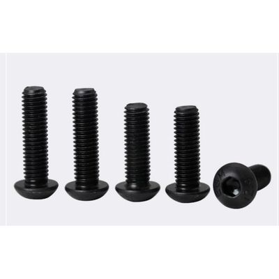 Carbon Steel Black Oxide Hex Socket Button Head Screw ISO7380