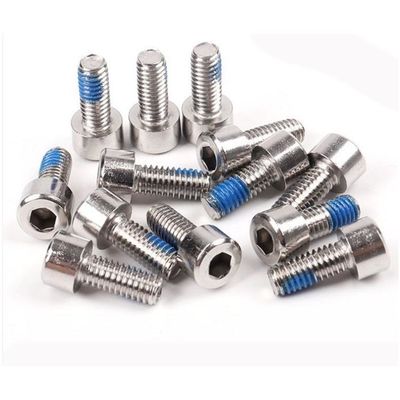 Customized Stainless steel nylon patch screw locking screw Nylon Patch / Thread Locking / Anti Loosing Screws