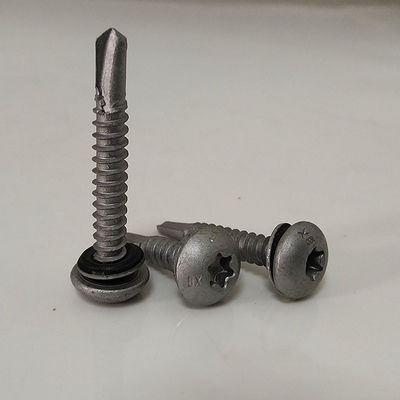 Customized Metal Stainless Steel Pan Head Hexalobular Socket Pan Head Self Drilling Screws With Tapping Serew Thread