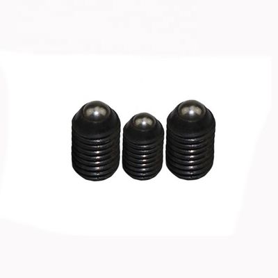 Carbon Steel Black Oxide Ball Plunger Screw Headless Slotted Ball Point Set Screw