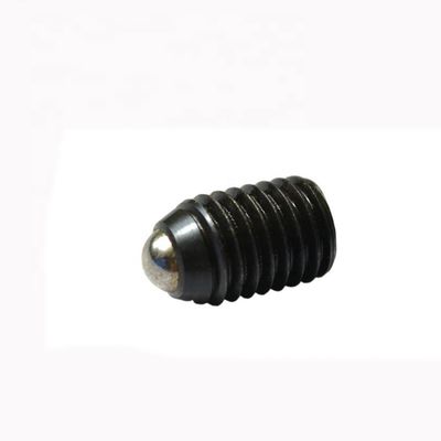 Carbon Steel Black Oxide Ball Plunger Screw Headless Slotted Ball Point Set Screw