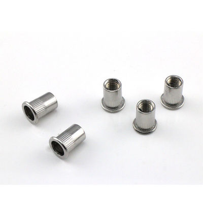 GB17880.5 Stainless Steel Rivnut Insert Blind Rivet Nut Flat Head Riveted Nuts