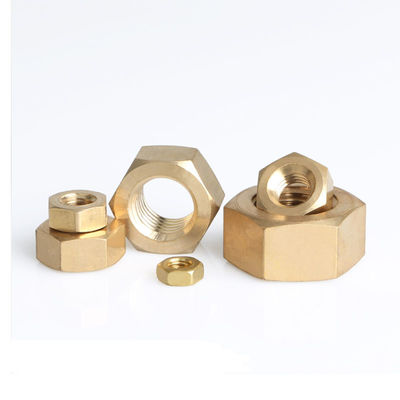 GB52 Brass Hexagon Nut Brass Hexagon Nuts DIN934 GB6170 GB52