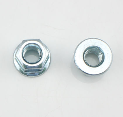 Metric Metal Stainless Steel Flange Nuts Non Slip Hexagon Flange Nut