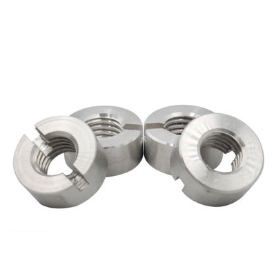 Hardware Fasteners Custom Slotted Round Nuts DIN546 Slot Threaded Round Slotted Nut