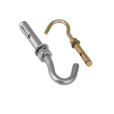 Bright Finish Expanding Rawl Sleeve Anchor 1/4in Anchor Hook Bolt