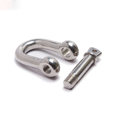 DIN82101 Marine Use Hardware Shackle din 82101 D Shackle With Coller Pin for Lifting