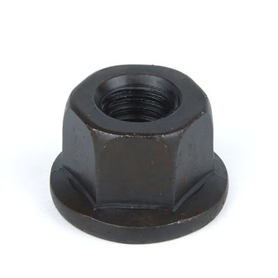 thumbnail image 2 of 100 Pack 1/4-20 Hex Flange Nuts, Grade 8 Black Oxide Steel 2 of 3
