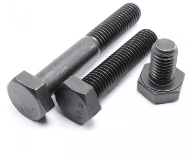 High Strength Black Hex Head Screws Grade 12.9 With External Hex Drive