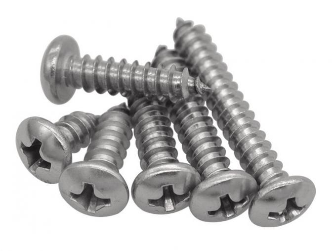 188 Stainless Steel Phillips Drive Oval Head SelfTapping Screws Round